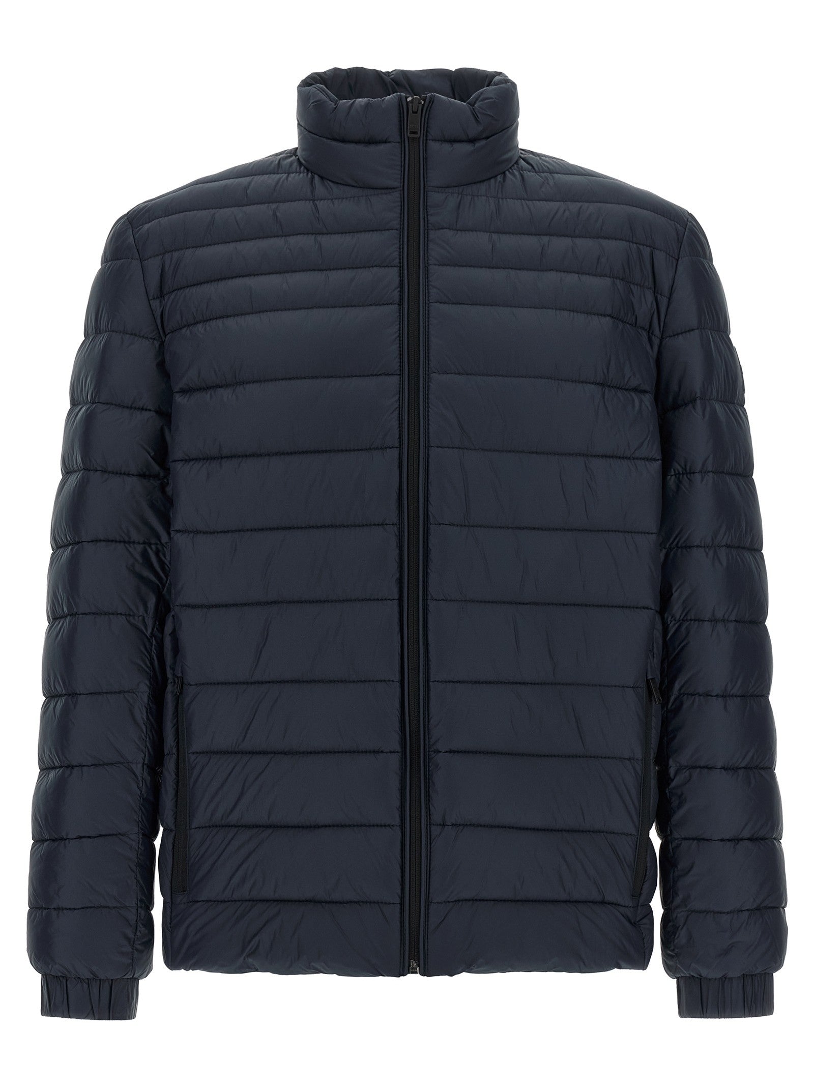 Quilted down jacket