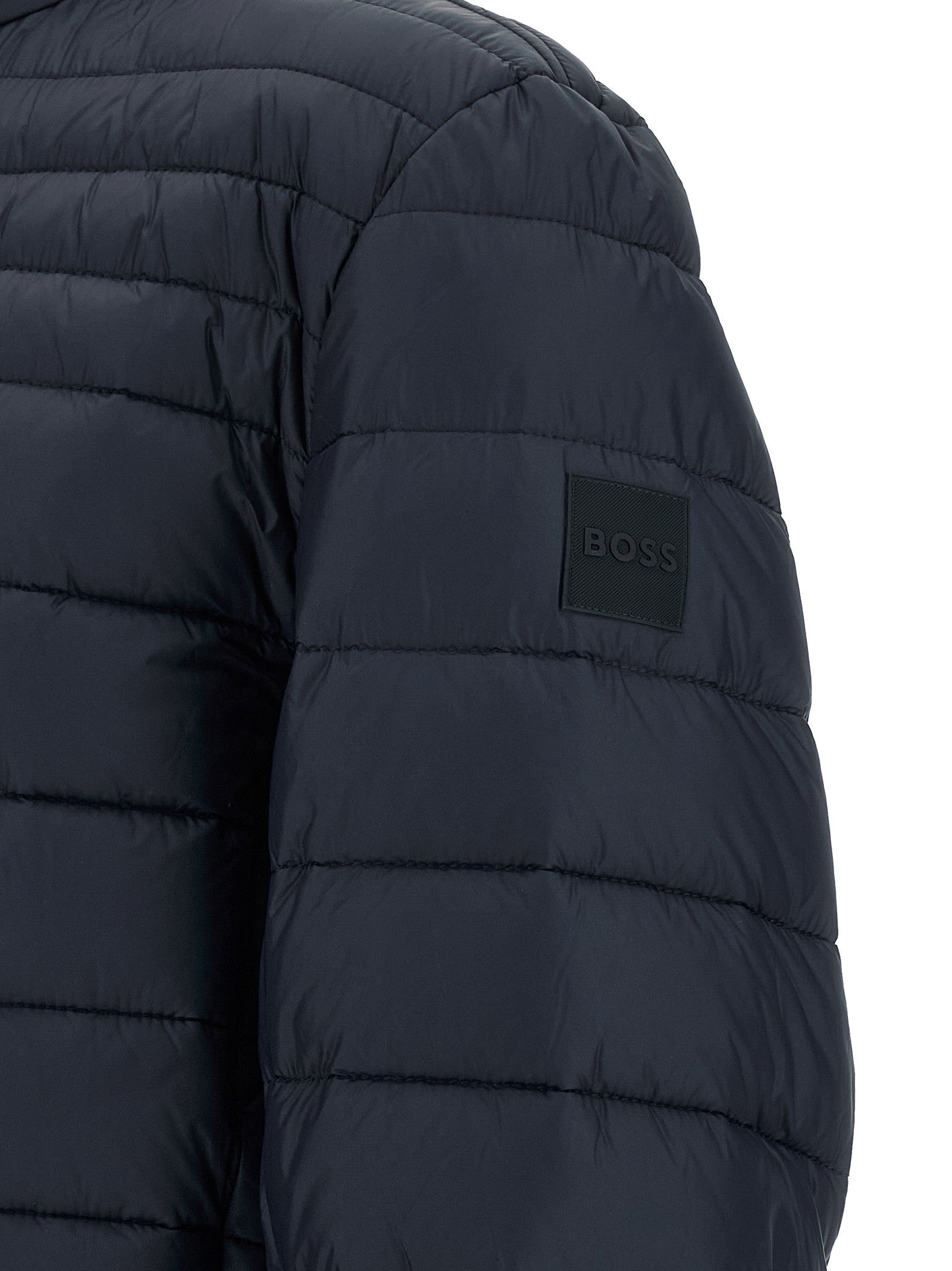 Quilted down jacket