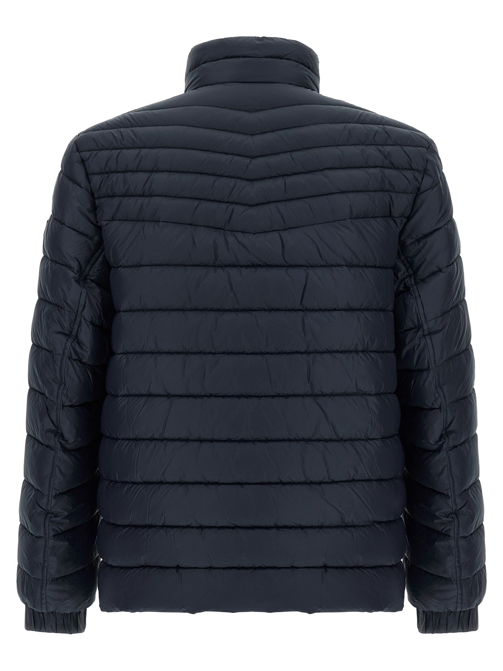 Quilted down jacket