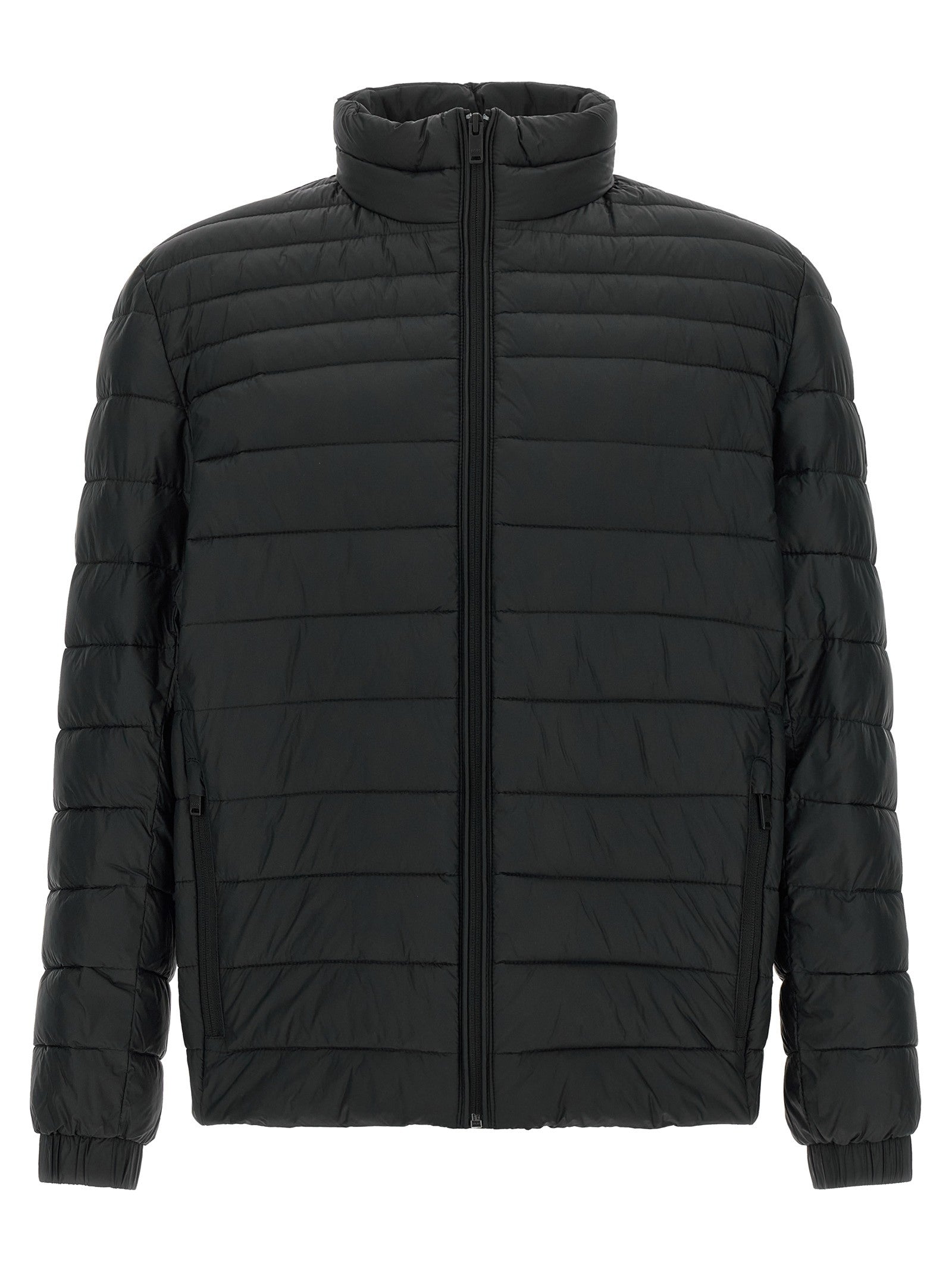 Quilted down jacket