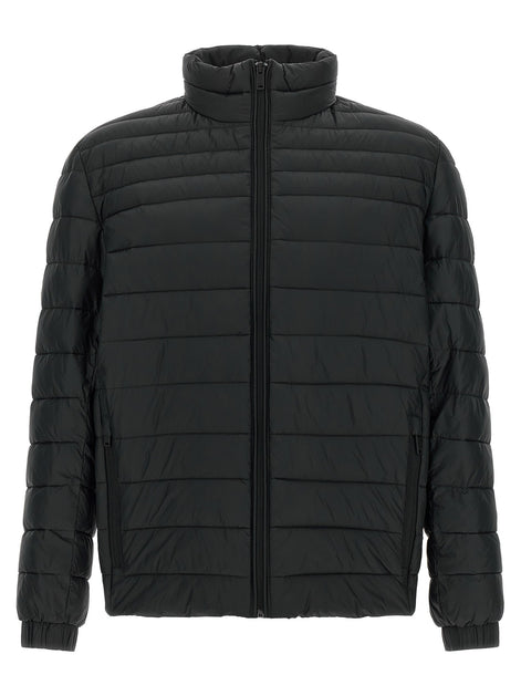 Quilted down jacket