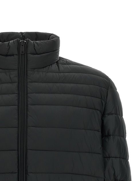 Quilted down jacket