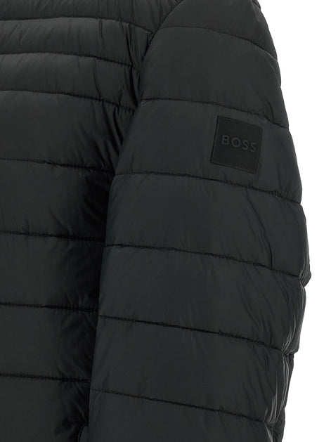 Quilted down jacket