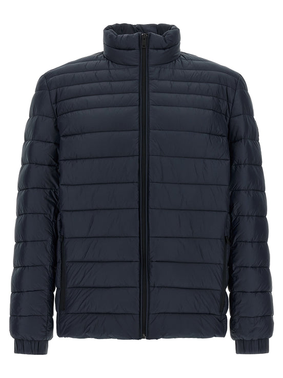 Quilted down jacket