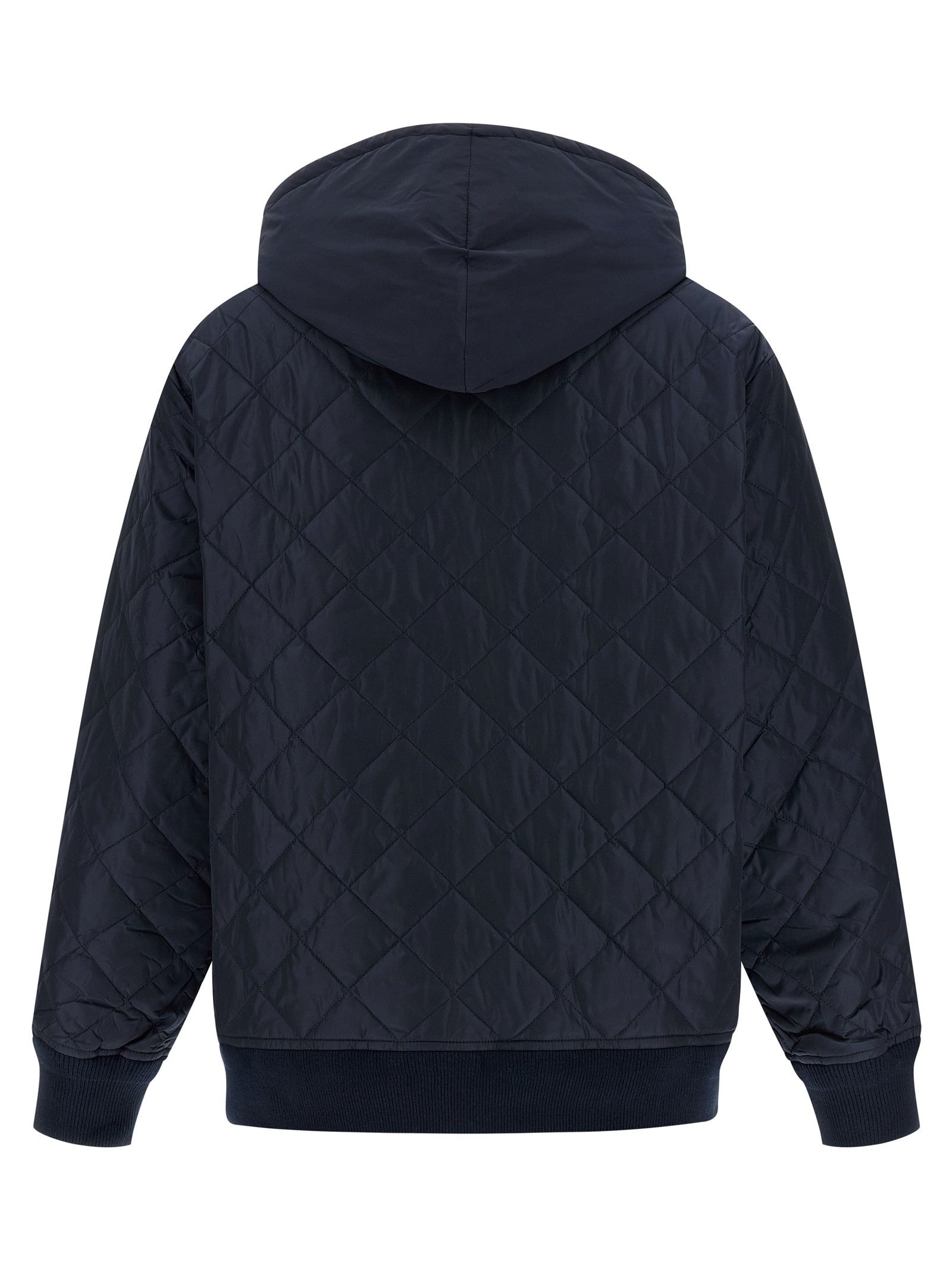 Quilted hooded jacket