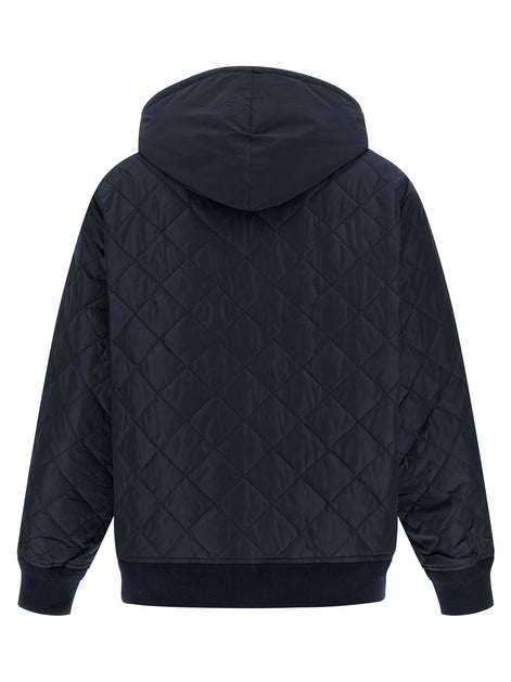 Quilted hooded jacket