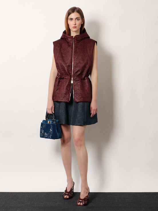 Quilted nylon vest