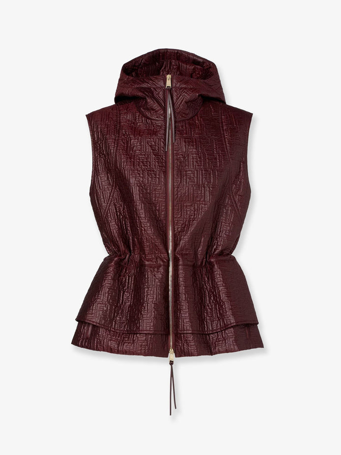 Quilted nylon vest