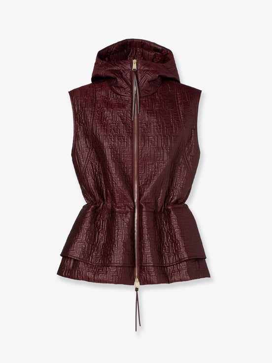 Quilted nylon vest