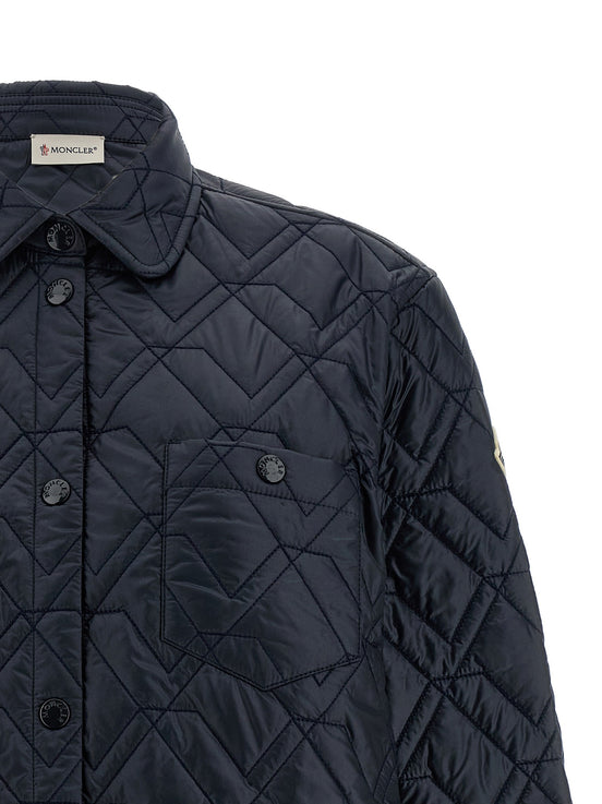 Quilted overshirt