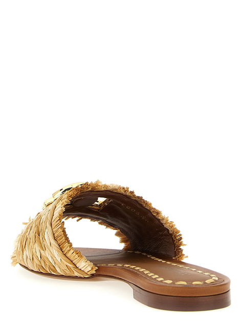 Raffia braid slides