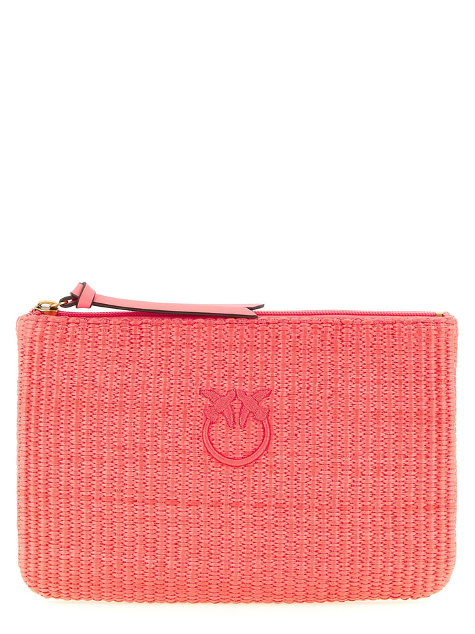 Raffia clutch