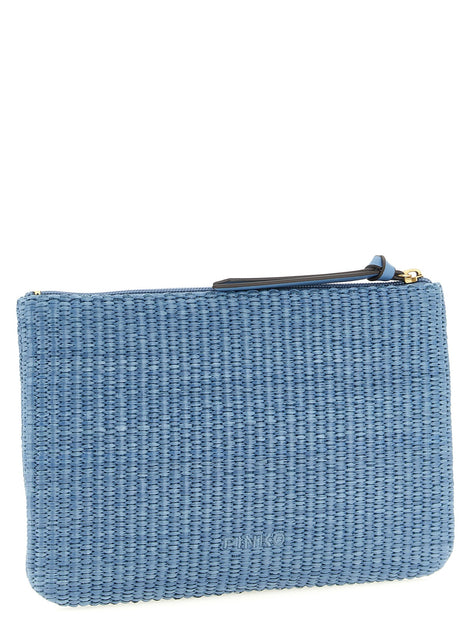 Raffia clutch