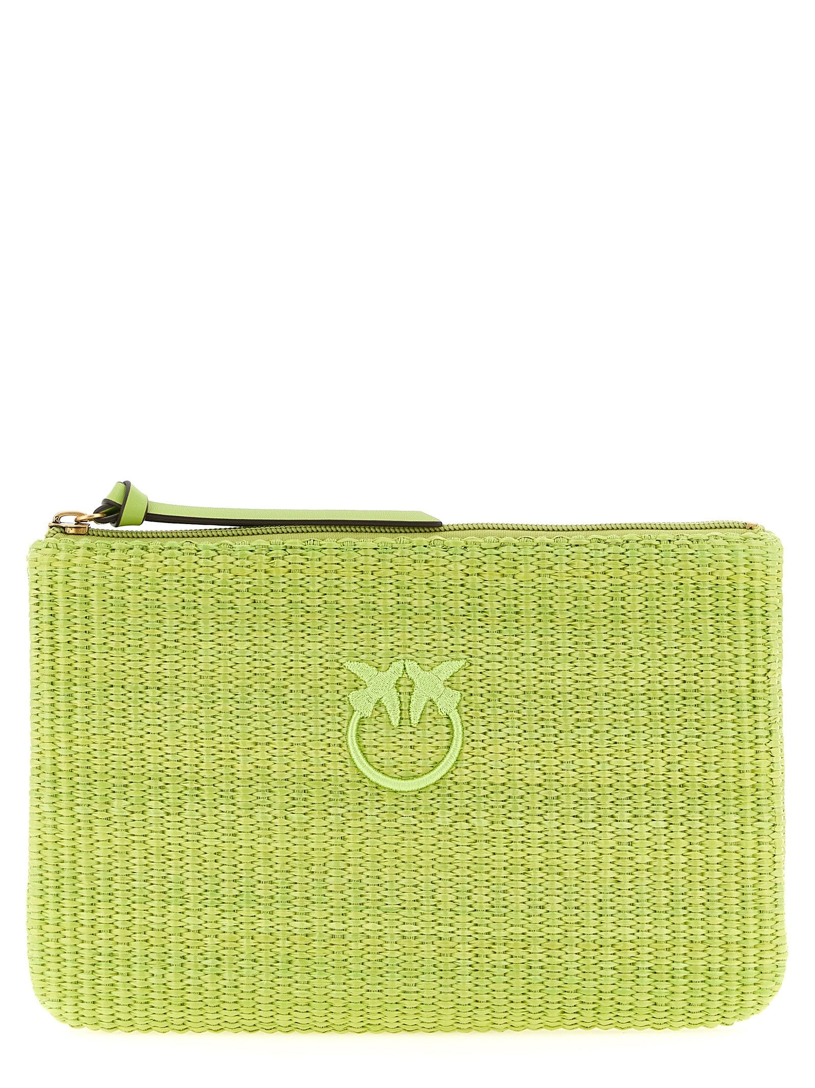 Raffia clutch