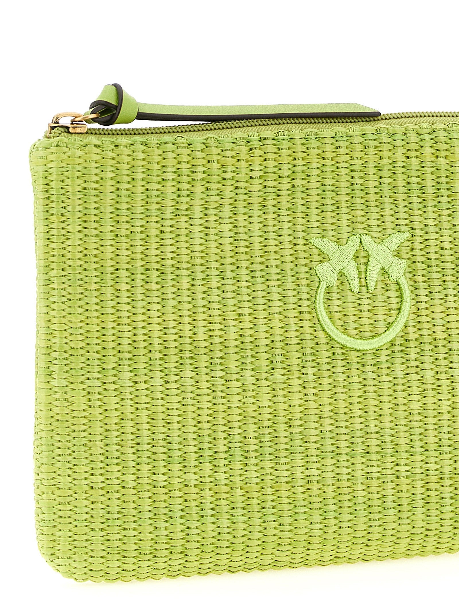 Raffia clutch