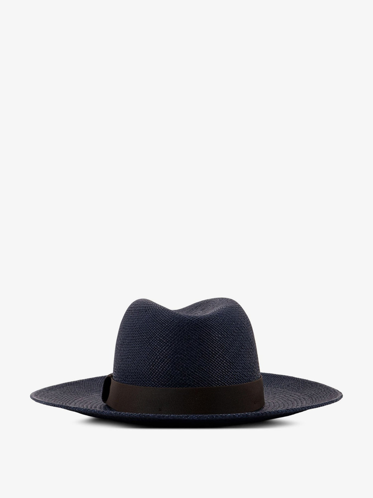 Brunello Cucinelli Raffia Fedora hat with Monili detail