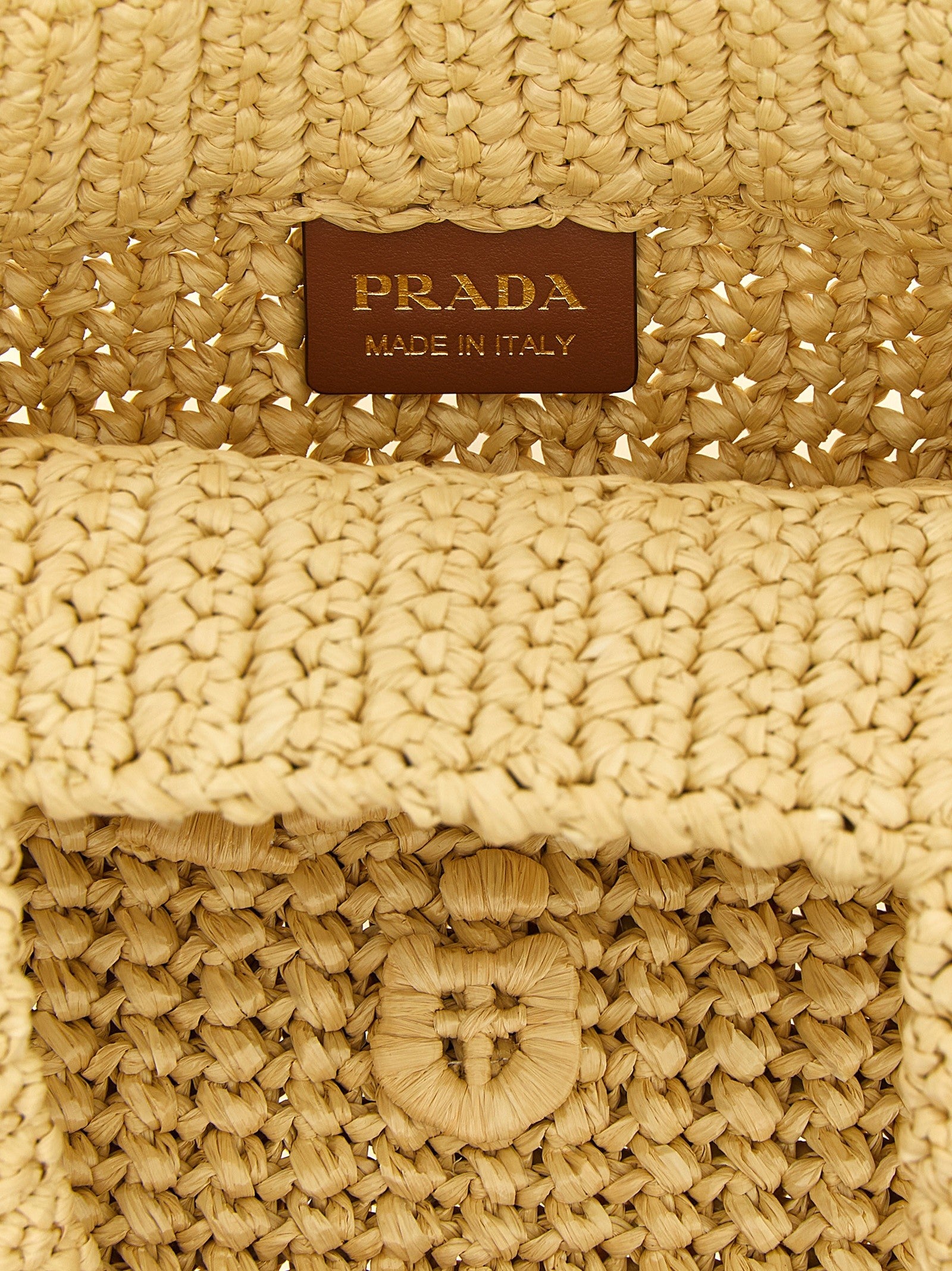 Raffia handbag