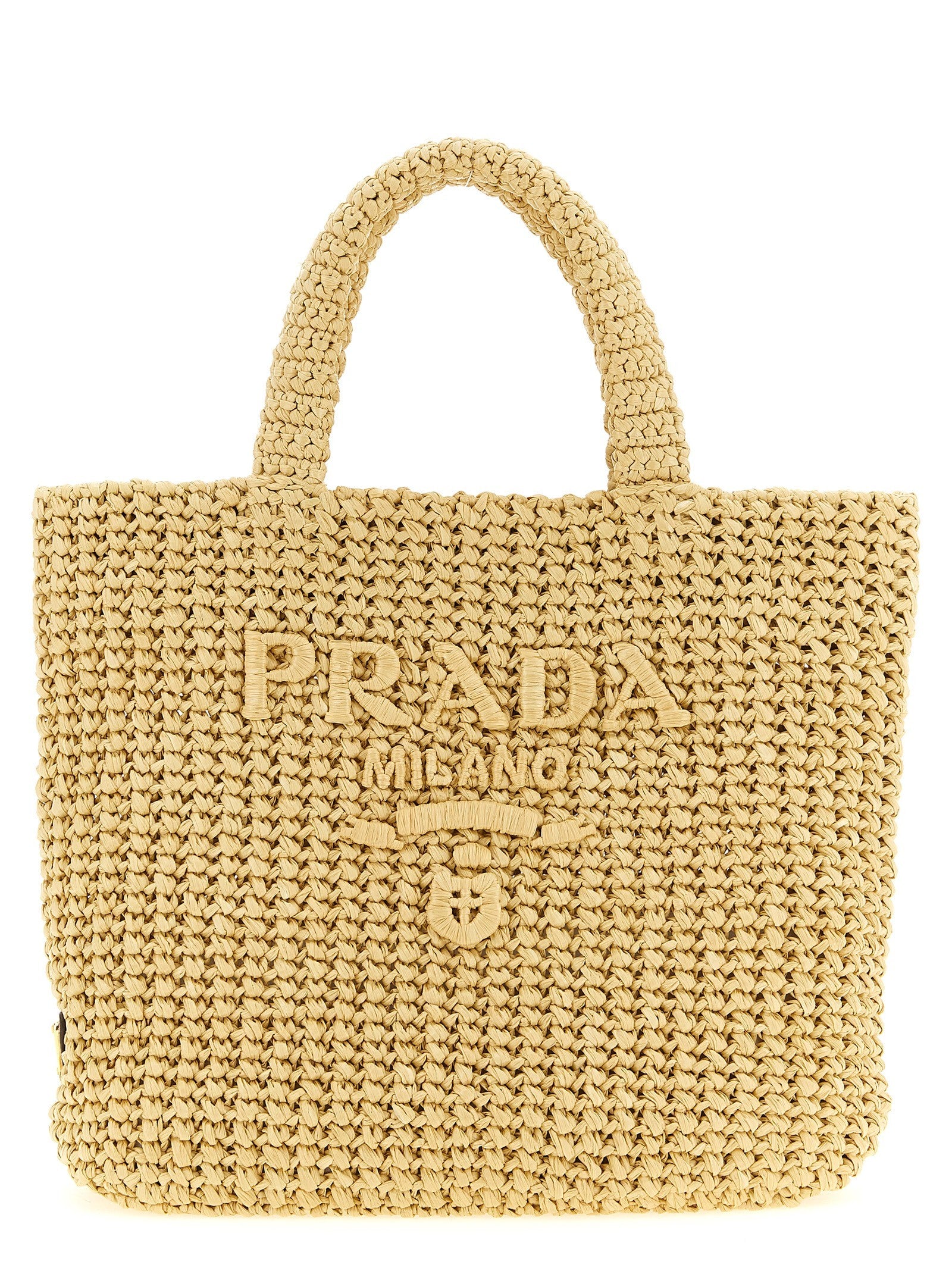 Raffia handbag