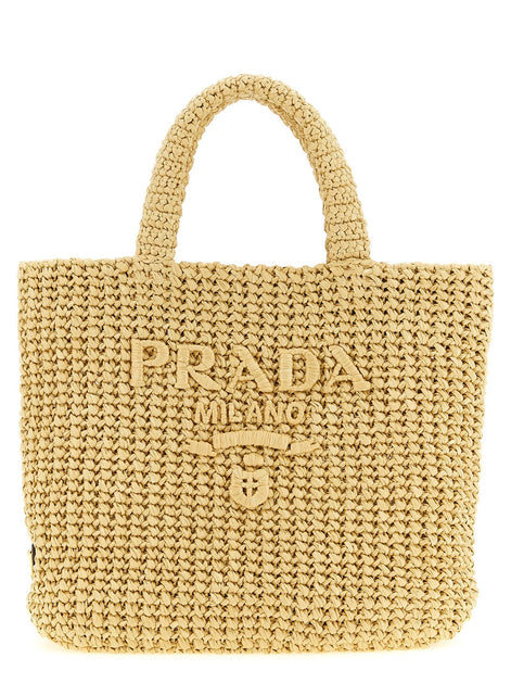 Raffia handbag