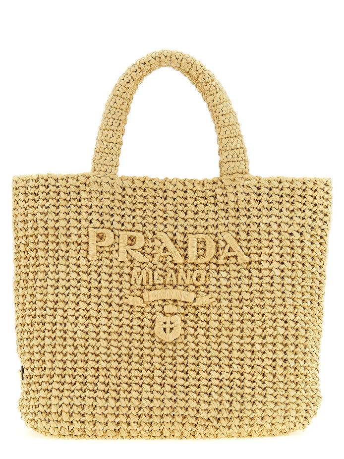 Raffia handbag