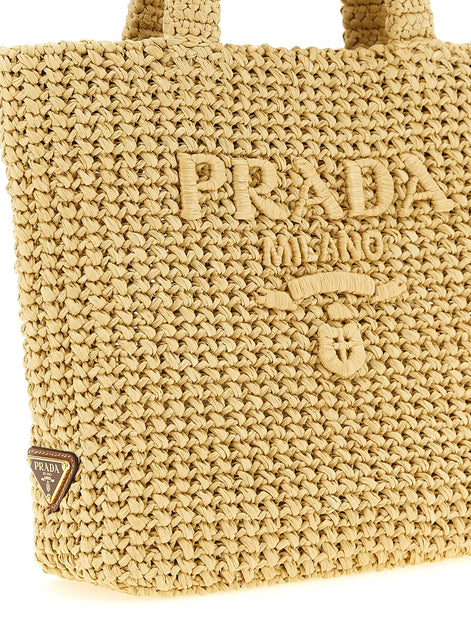 Raffia handbag