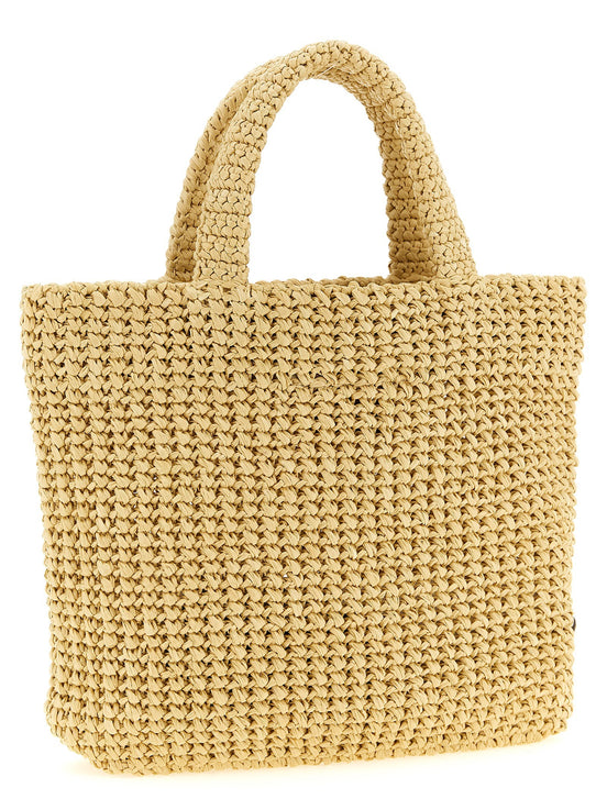 Raffia handbag
