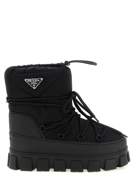 Re-Nylon ankle boots