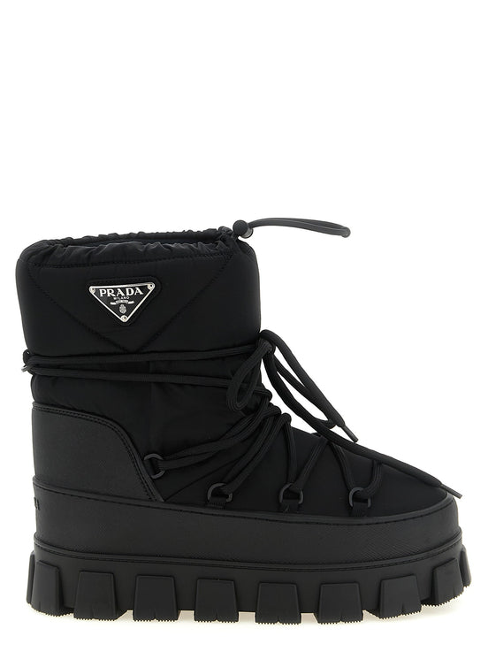 Re-Nylon ankle boots