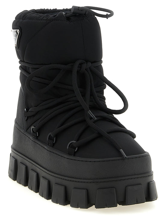 Re-Nylon ankle boots