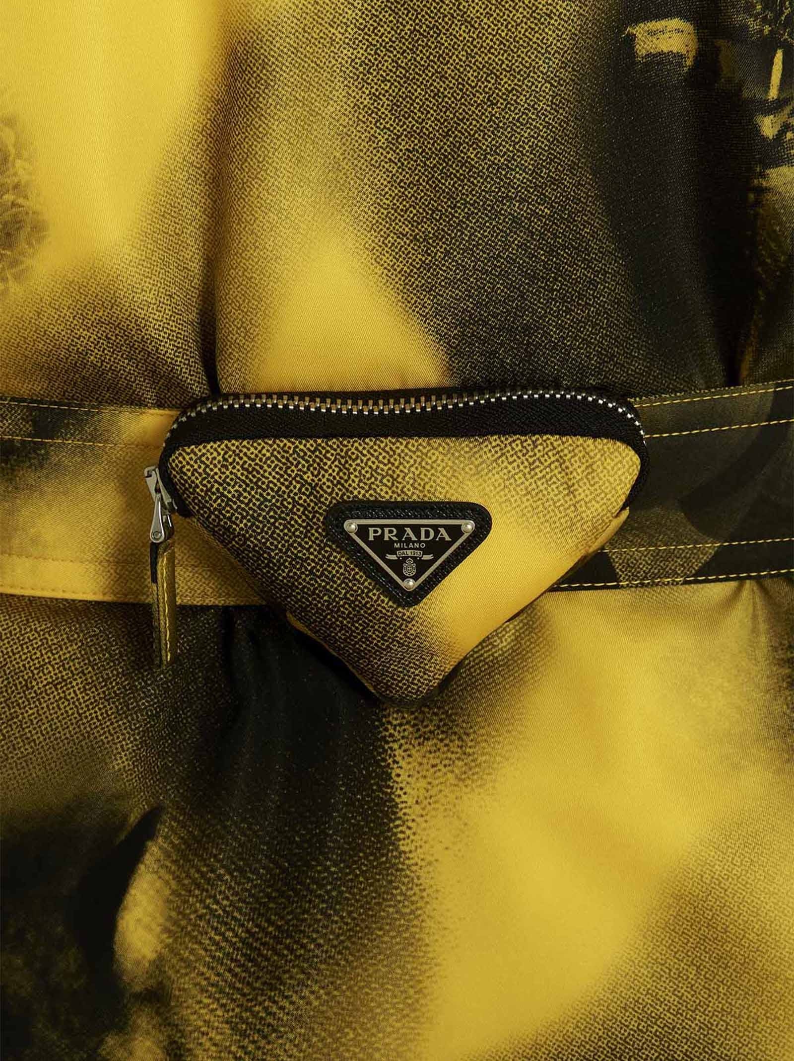 Re-Nylon printed parka