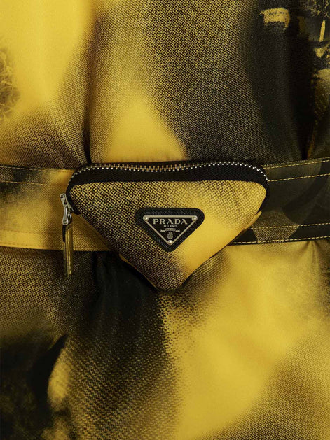 Re-Nylon printed parka