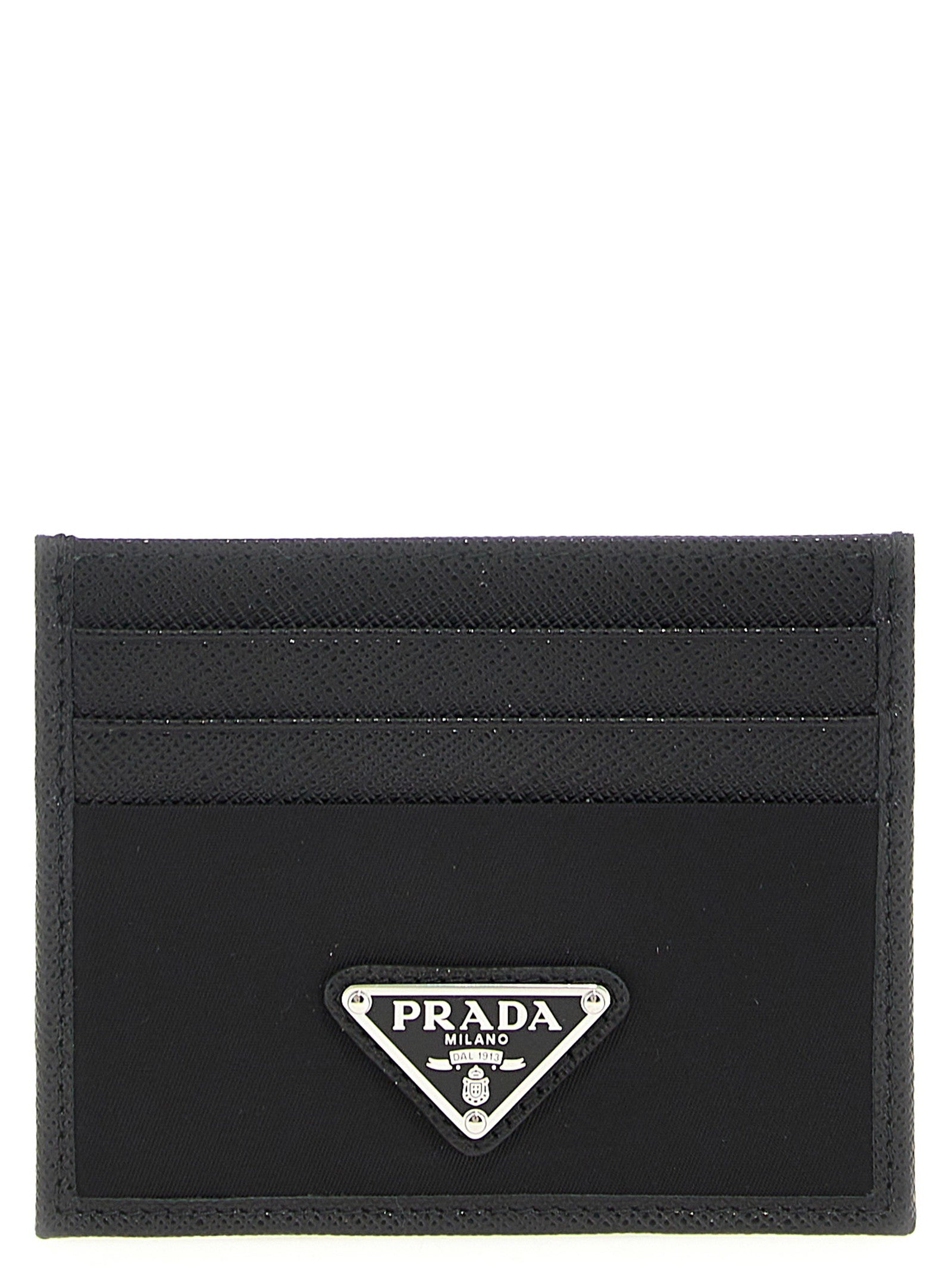 Re-Nylon Saffiano cardholder