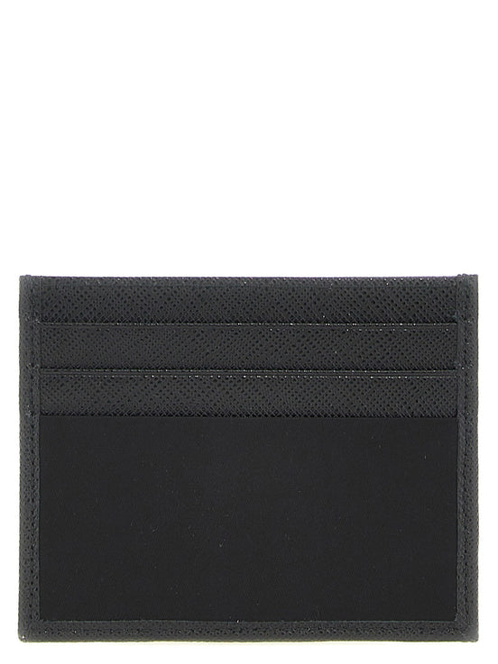 Re-Nylon Saffiano cardholder