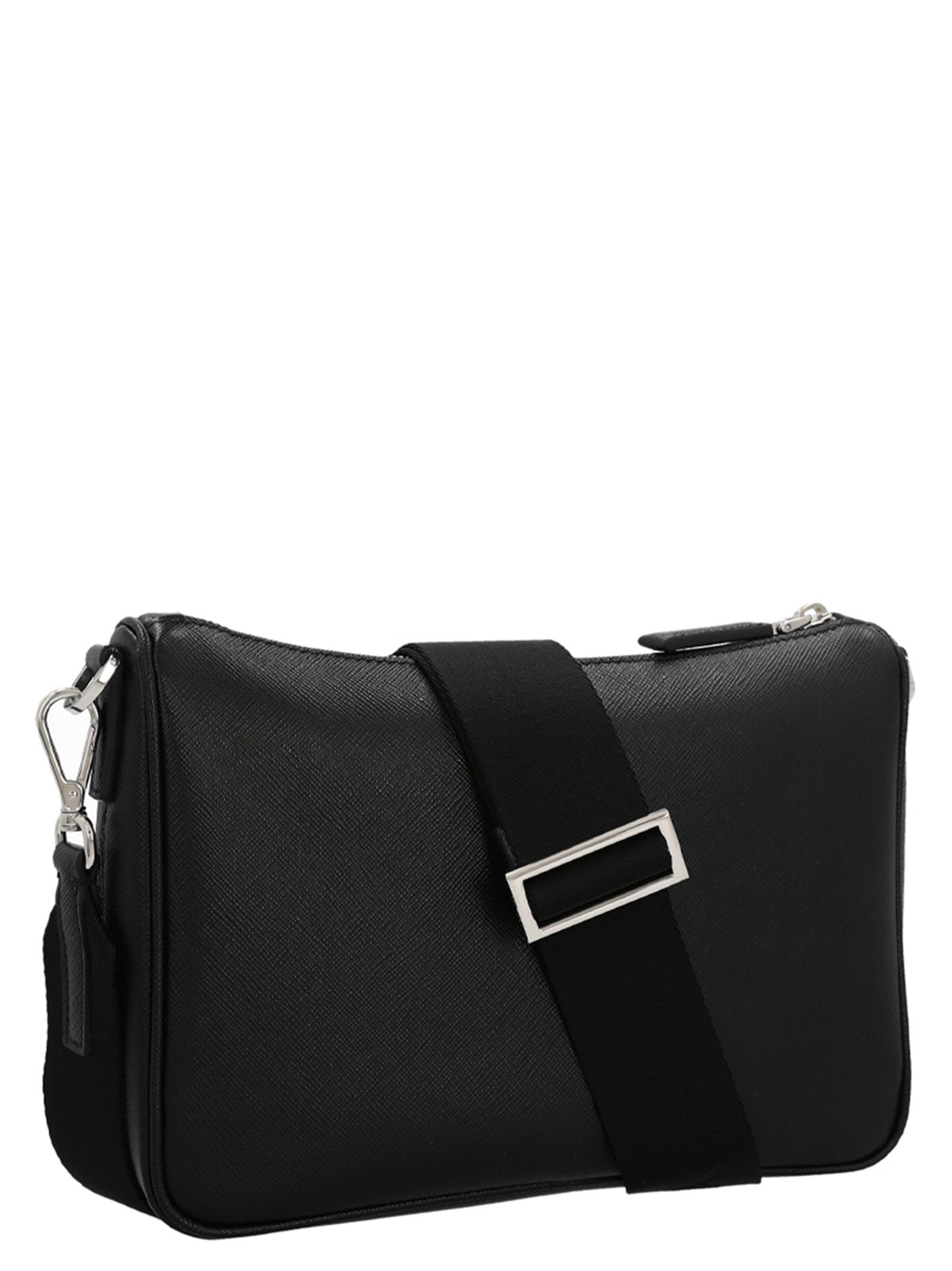 Re-Nylon & Saffiano crossbody bag