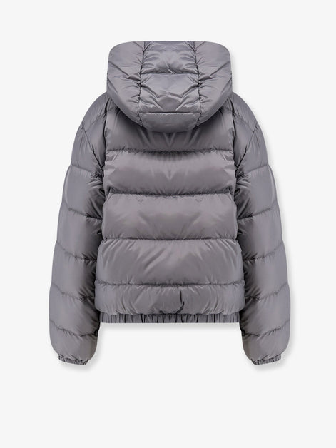 Recycled material down jacket
