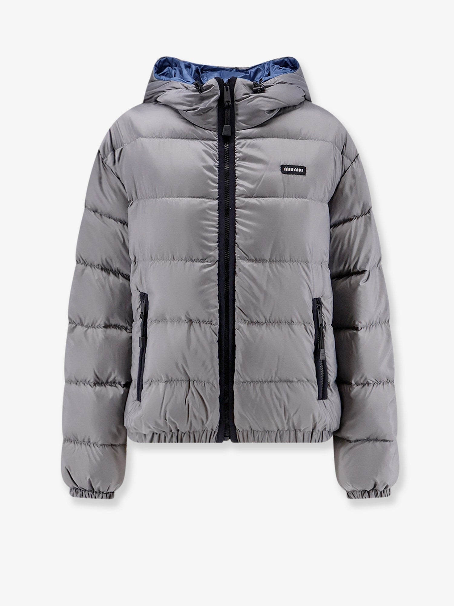 Recycled material down jacket
