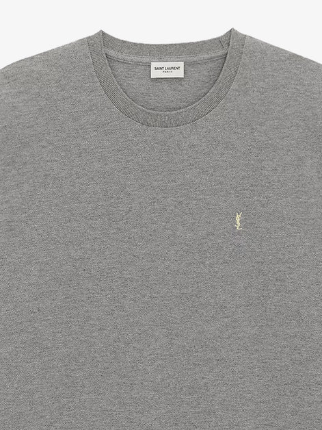 Recycled material t-shirt with Cassandre embroidery