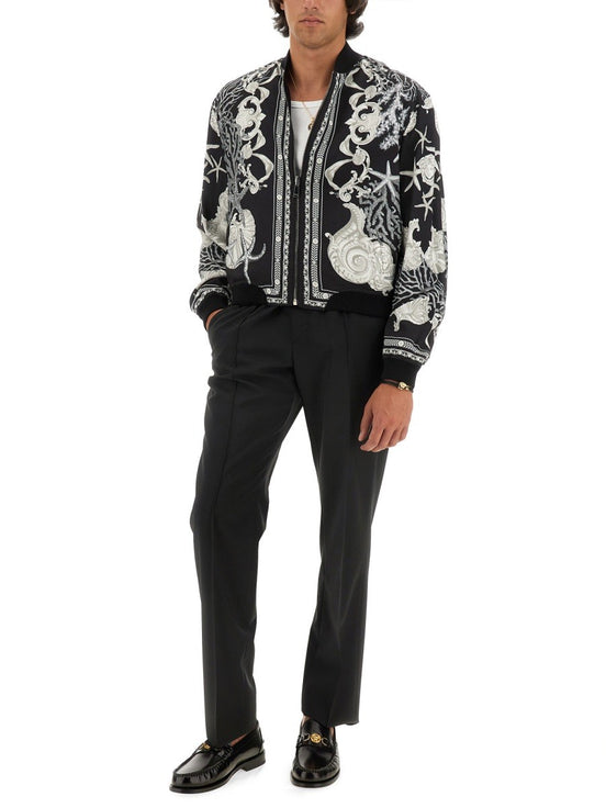 REVERSIBLE BAROQUE SEA JACKET