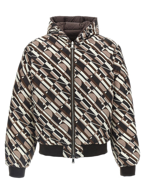 Reversible down jacket