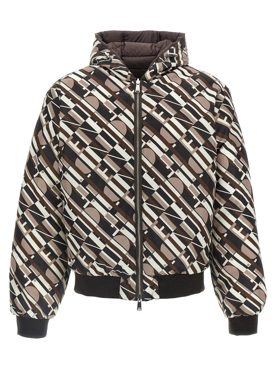 Reversible down jacket