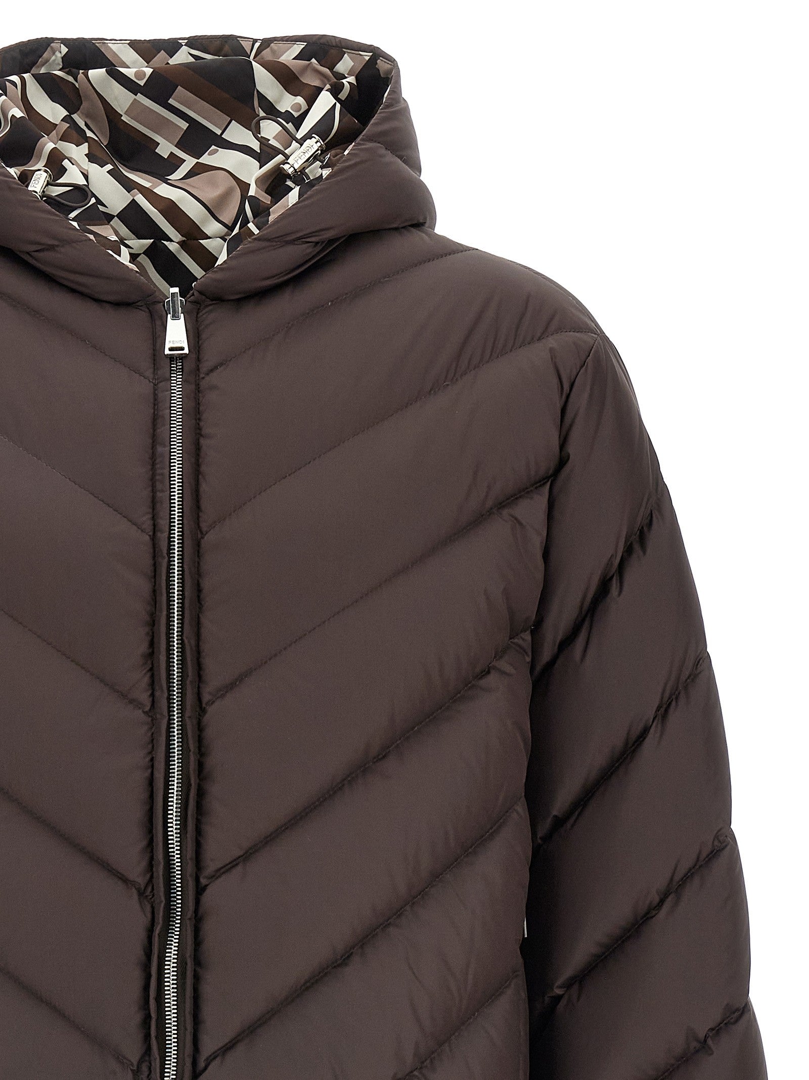 Reversible down jacket