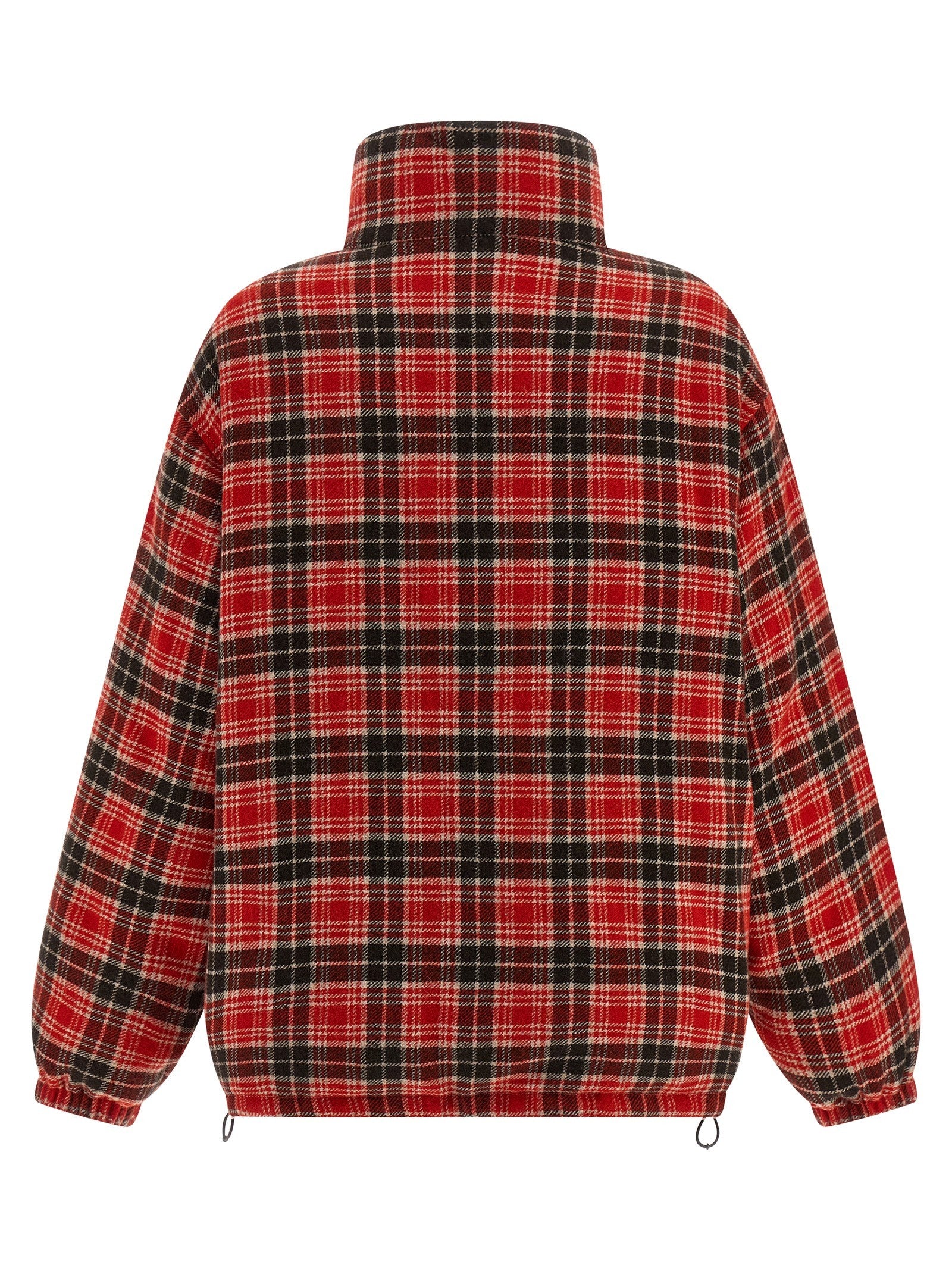 Reversible front logo down jacket