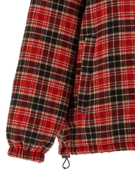 Reversible front logo down jacket