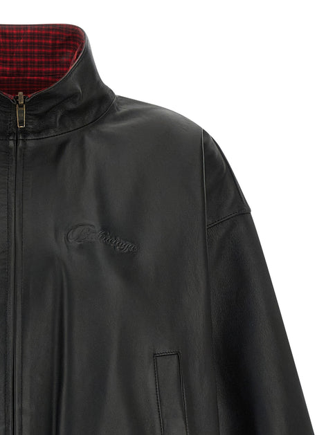 Balenciaga Reversible leather jacket