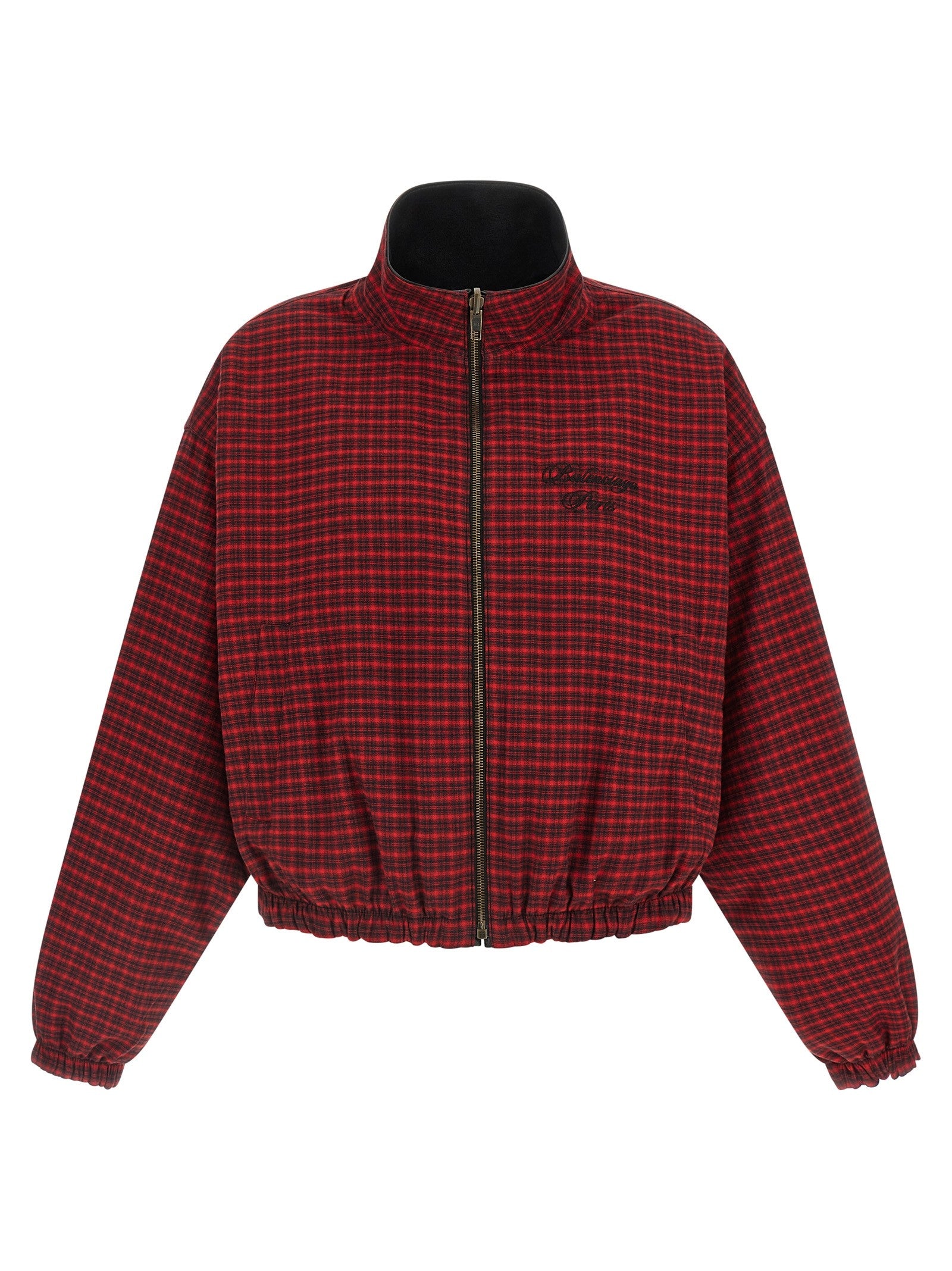 Reversible leather jacket