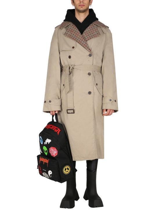 REVERSIBLE TRENCH COAT