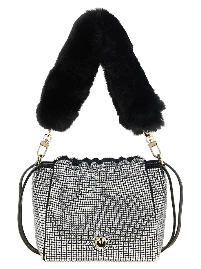 Rhinestone bucket bag