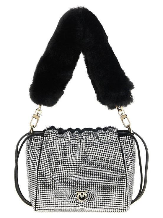 Rhinestone bucket bag