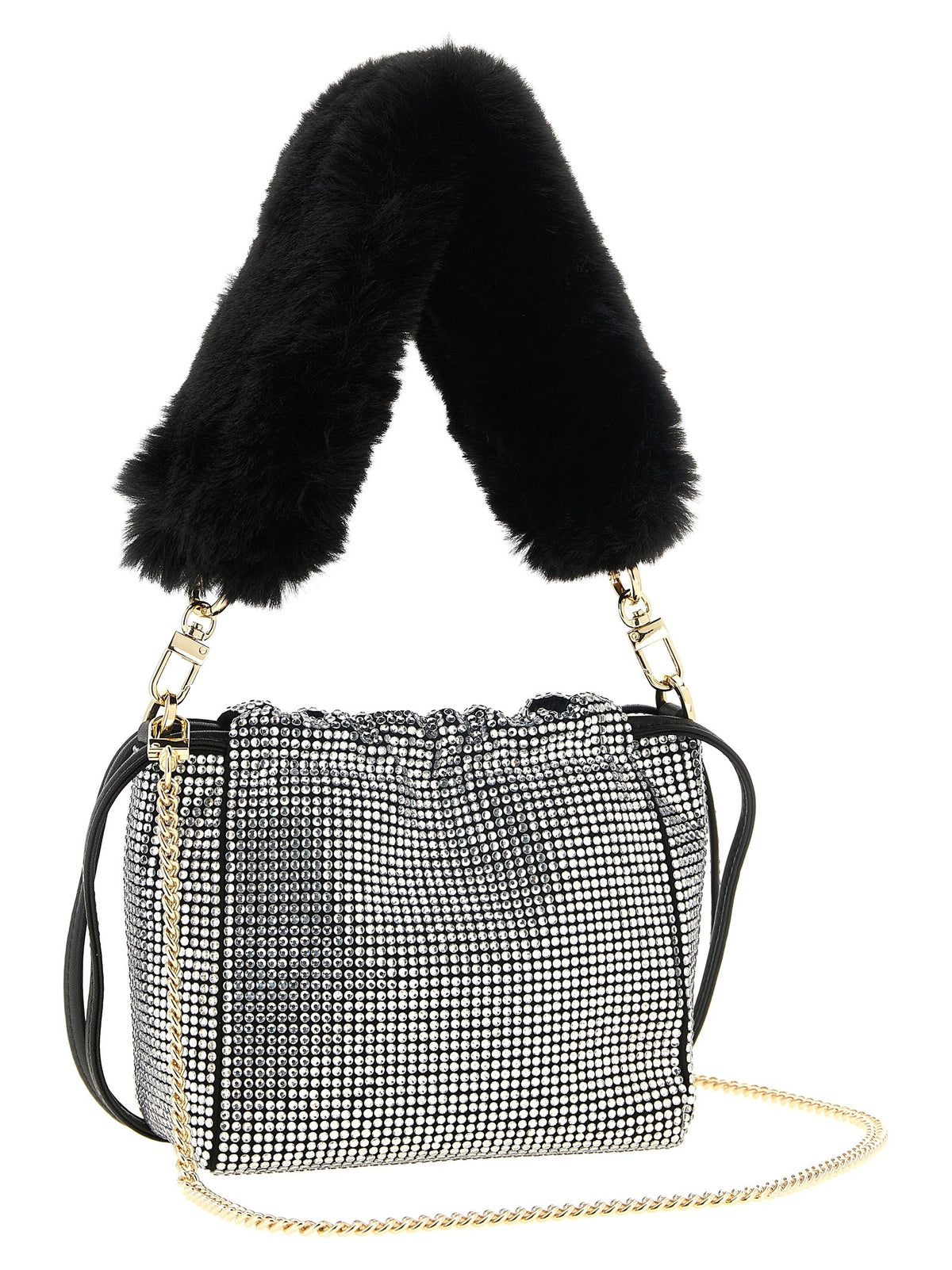 Pinko Rhinestone bucket bag