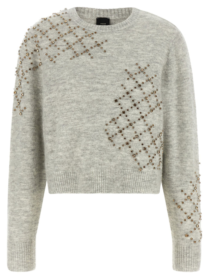 Rhinestone sweater